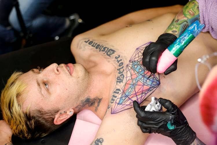 The Latest Trendy Collarbone Tattoos for Men 2024 7 Technological Innovations in Tattooing-1