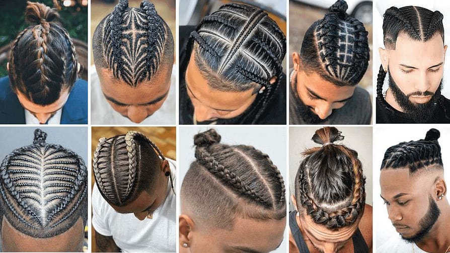 New Braid Hairstyles For Men 2021-Cool Braids Styles For Men 2021-Cornrows For Men-Braids For Men-Braids For Long Hair-