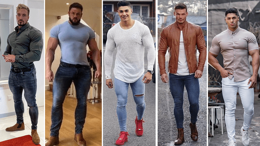 Outfits for muscular men