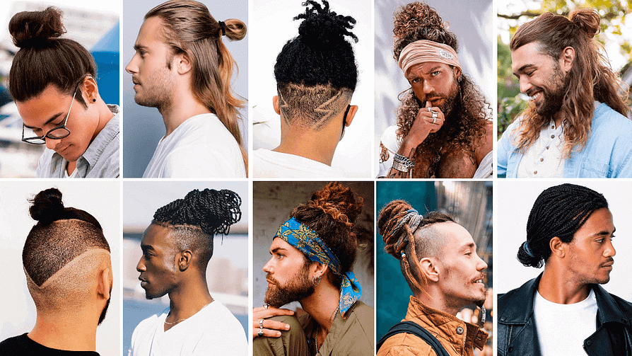 Most Stylish Man Bun Hairstyles For Men 2023